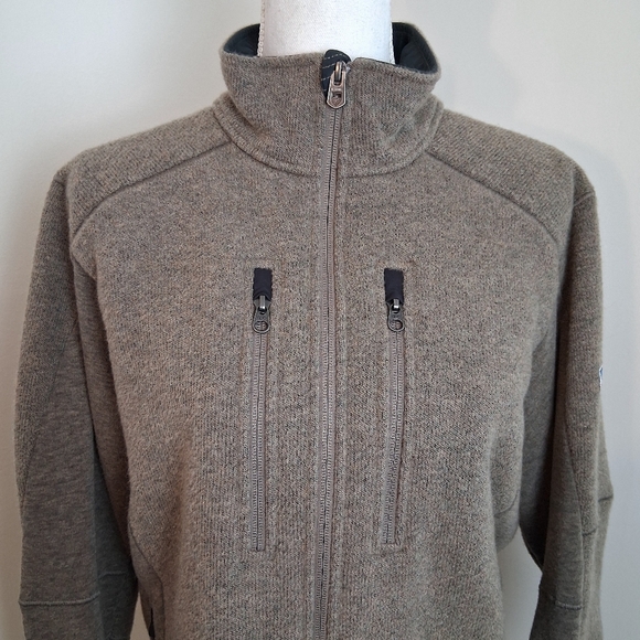 Kuhl Interceptr Fleece Jacket In Oatmeal  Size Medium - Picture 10 of 14